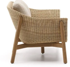 Kave Home Galea Tuinbank Beige, Naturel