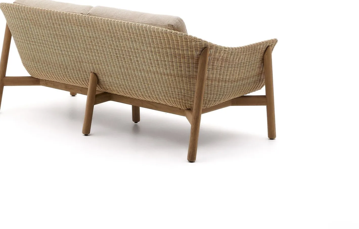 Kave Home Galea Tuinbank Beige, Naturel