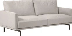 Online Kave Home Galene 2-Zitsbank Beige, Grijs