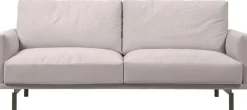 Online Kave Home Galene 2-Zitsbank Beige, Grijs