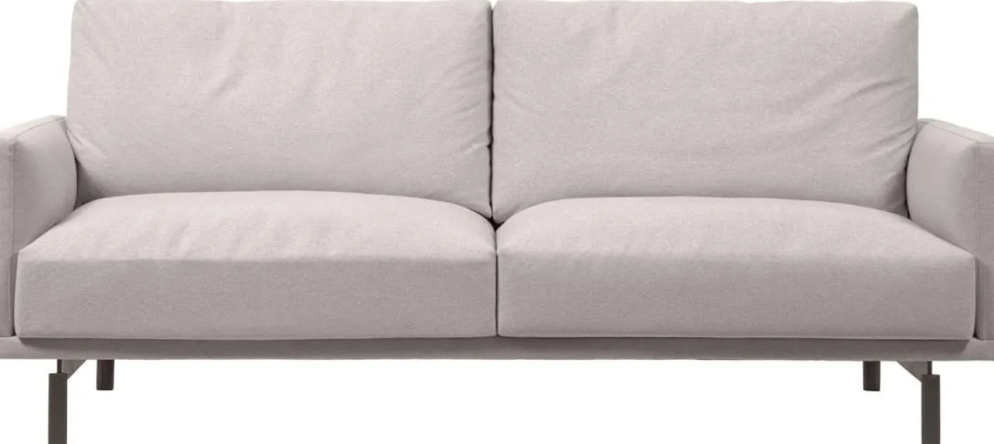 Online Kave Home Galene 2-Zitsbank Beige, Grijs