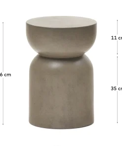 Best Kave Home Garbet Bijzettafel Grijs