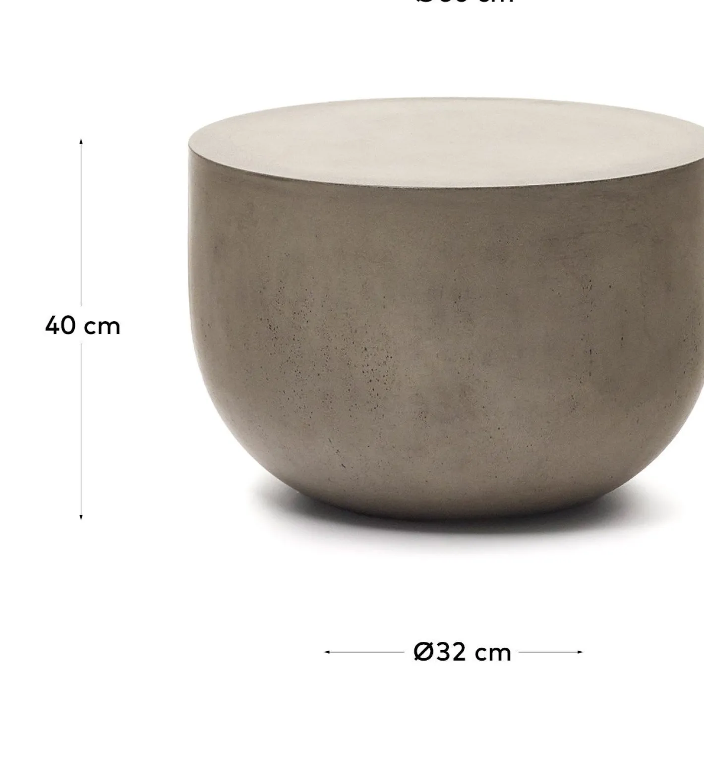 Outlet Kave Home Garbet Salontafel Grijs