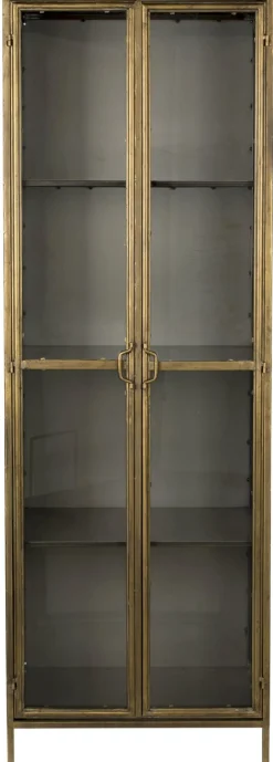 Best Dutchbone Gertlush Vitrinekast Antique Brass