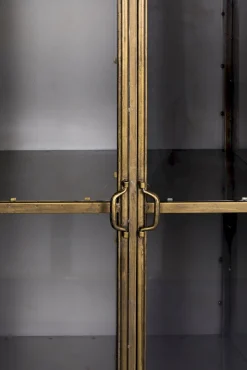 Best Dutchbone Gertlush Vitrinekast Antique Brass