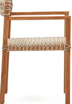 Kave Home Giverola Tuinstoel Naturel