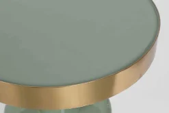Hot Zuiver Glam Bijzettafel Groen, Goud