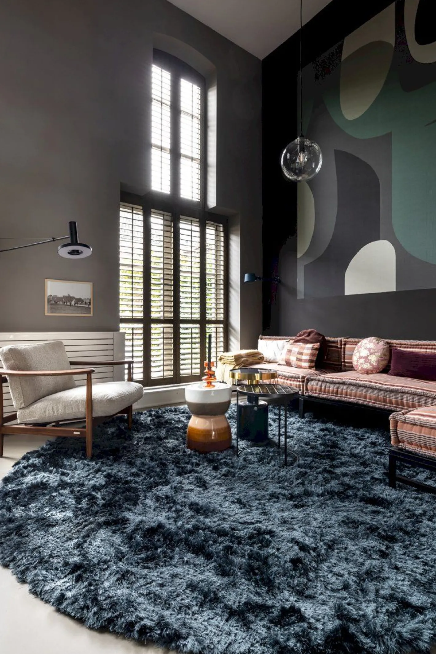 Outlet Zuiver Glam Bijzettafel Blauw
