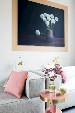 Sale Zuiver Glam Bijzettafel Roze