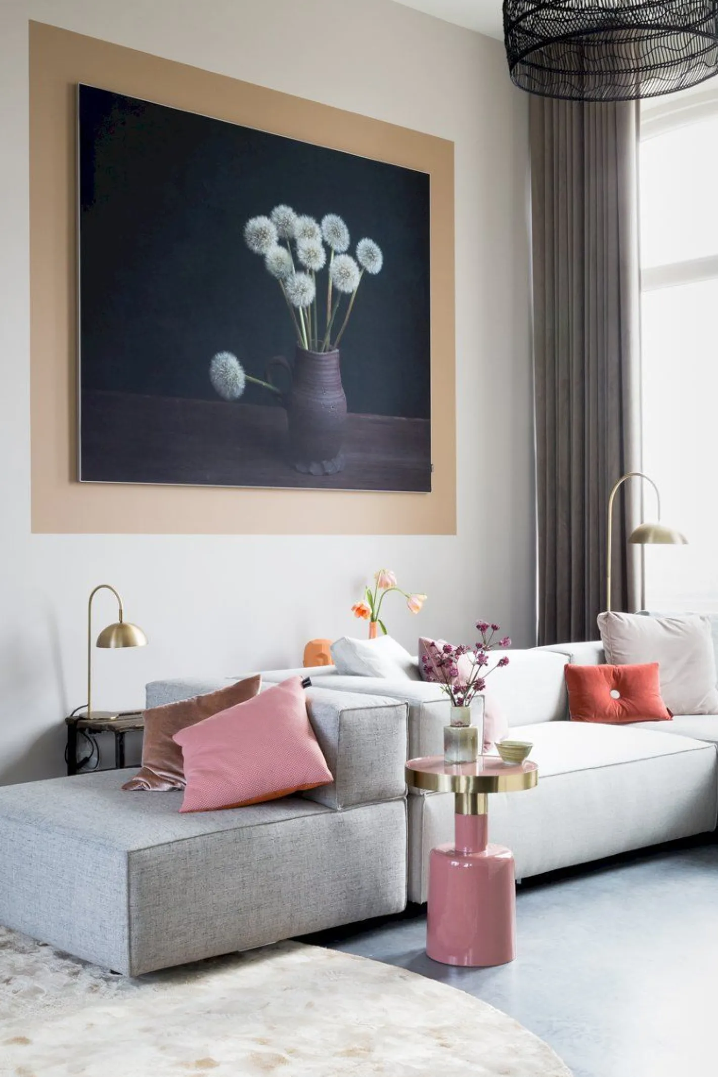 Sale Zuiver Glam Bijzettafel Roze