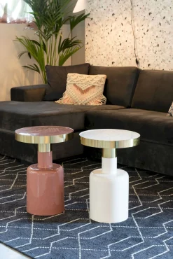 Sale Zuiver Glam Bijzettafel Roze