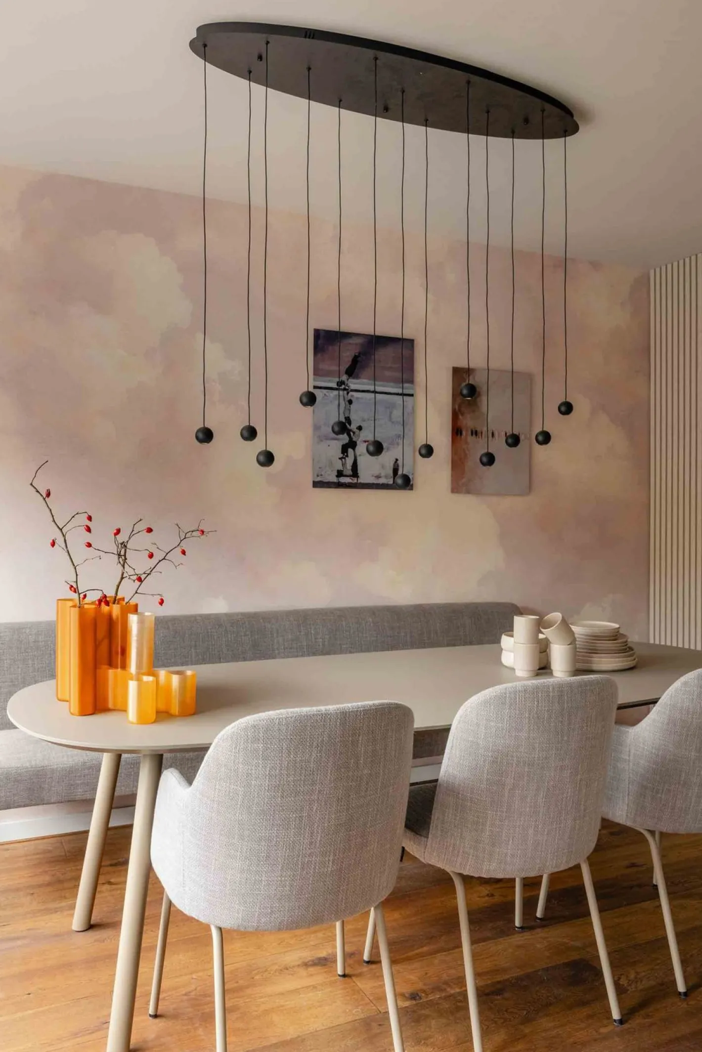 New Eijerkamp Collectie Grace Ovaal Hanglamp Zwart