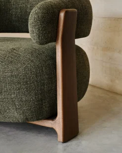 Clearance Kave Home Granite Fauteuil Groen