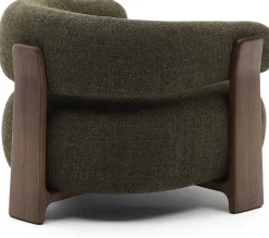 Clearance Kave Home Granite Fauteuil Groen
