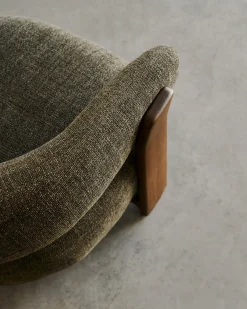 Clearance Kave Home Granite Fauteuil Groen