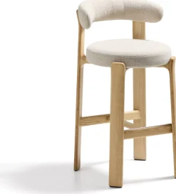 Kave Home Granite Hoog Barstoel Beige