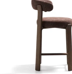Clearance Kave Home Granite Laag Barstoel Bruin