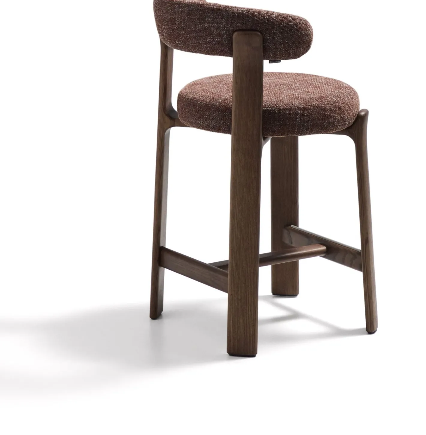 Clearance Kave Home Granite Laag Barstoel Bruin