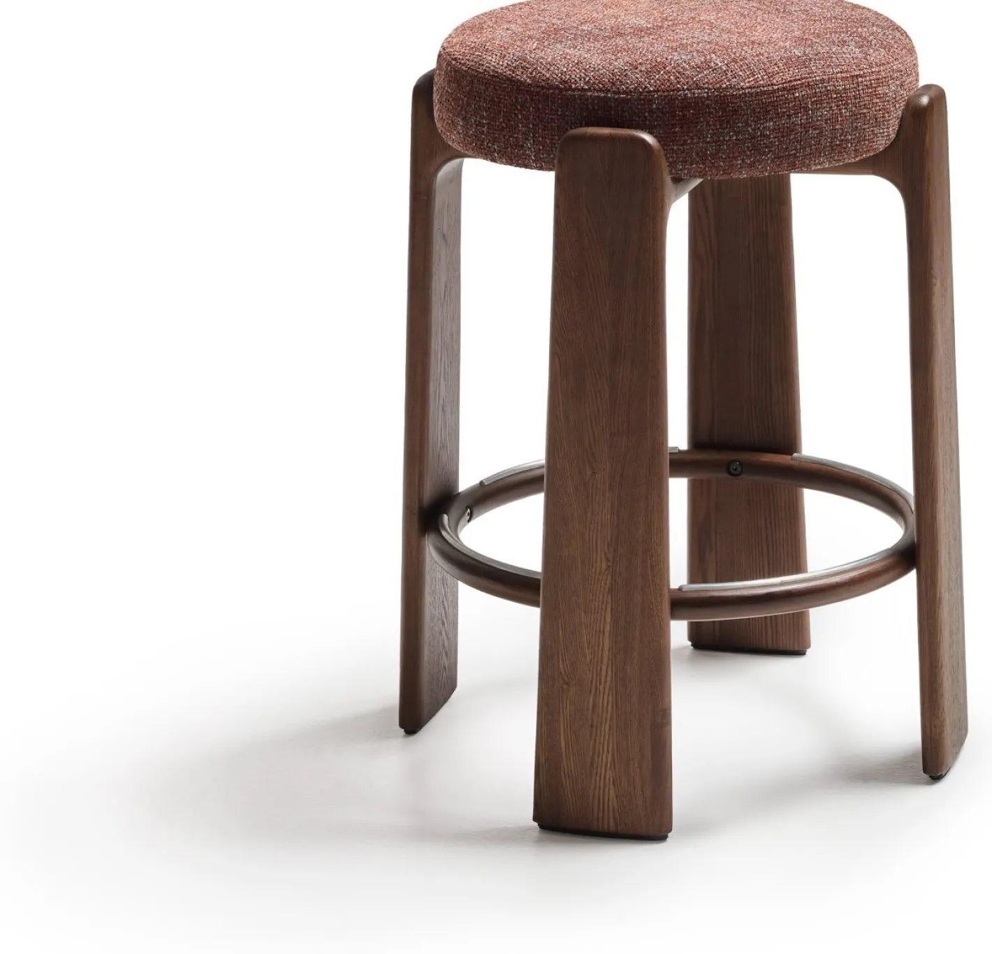 Online Kave Home Granite Lage Kruk Bruin