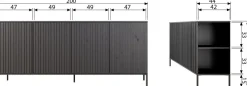 WOOOD Gravure Dressoir Natural