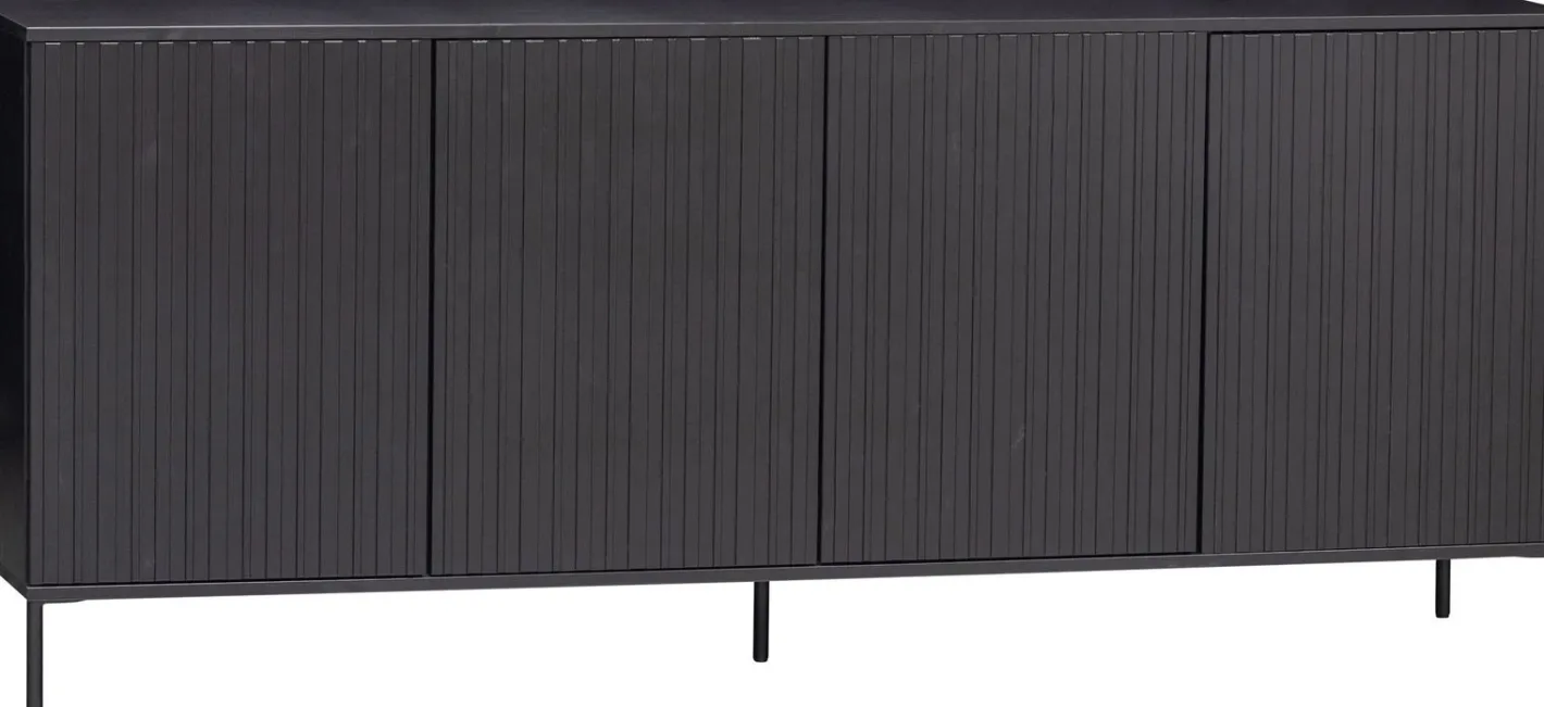Clearance WOOOD Gravure Dressoir Black