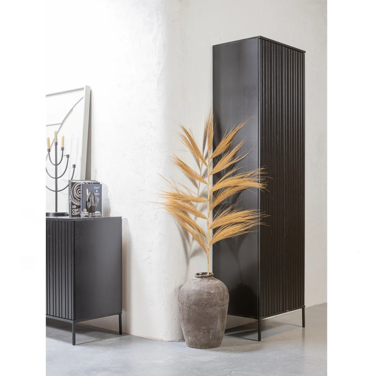 Clearance WOOOD Gravure Dressoir Black