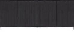 Clearance WOOOD Gravure Dressoir Black
