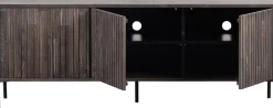 Best WOOOD Gravure Medium Tv-meubel Espresso