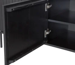 Hot WOOOD Gravure Medium Tv-meubel Black