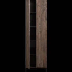 Hot WOOOD Gravure Opbergkast Espresso