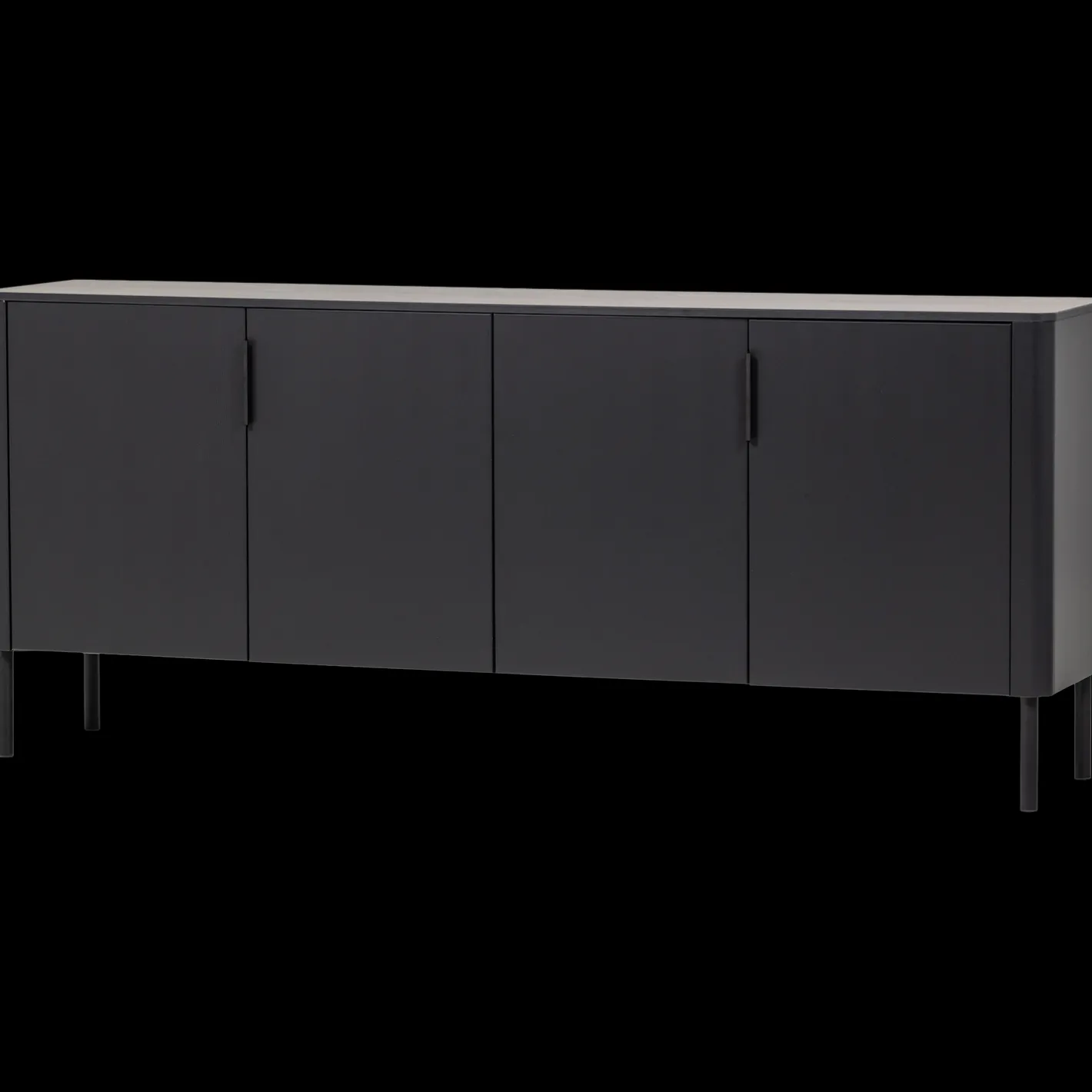 Clearance WOOOD Gunnar Dressoir Matzwart