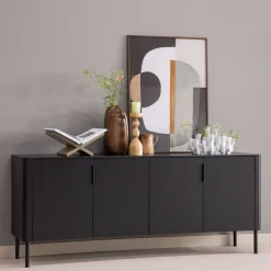 Clearance WOOOD Gunnar Dressoir Matzwart
