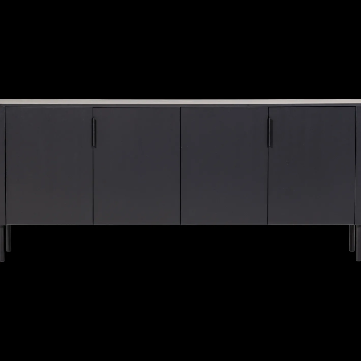Clearance WOOOD Gunnar Dressoir Matzwart