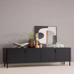 Clearance WOOOD Gunnar Dressoir Matzwart