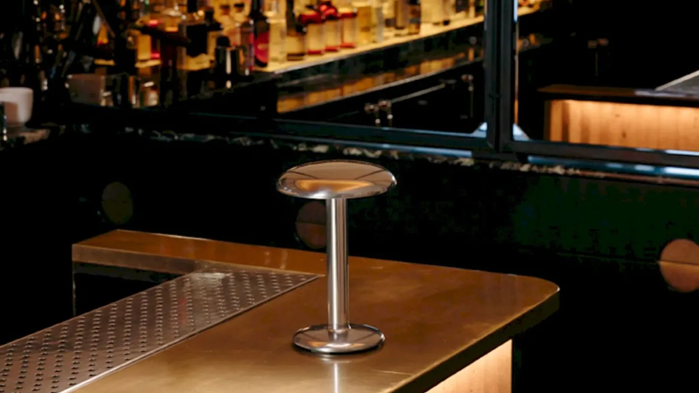 Online Flos Gustave Tafellamp Polished Silver