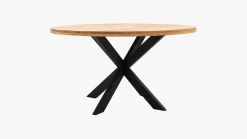 Trendhopper Haiko Basic Eettafel Naturel, Zwart