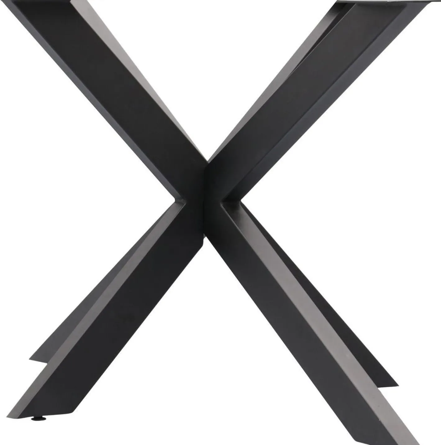 Trendhopper Haiko Basic Eettafel Naturel, Zwart