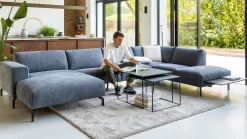Clearance Feelings Wonen Harvard Hoekbank Dark Grey