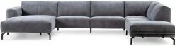 Clearance Feelings Wonen Harvard Hoekbank Dark Grey