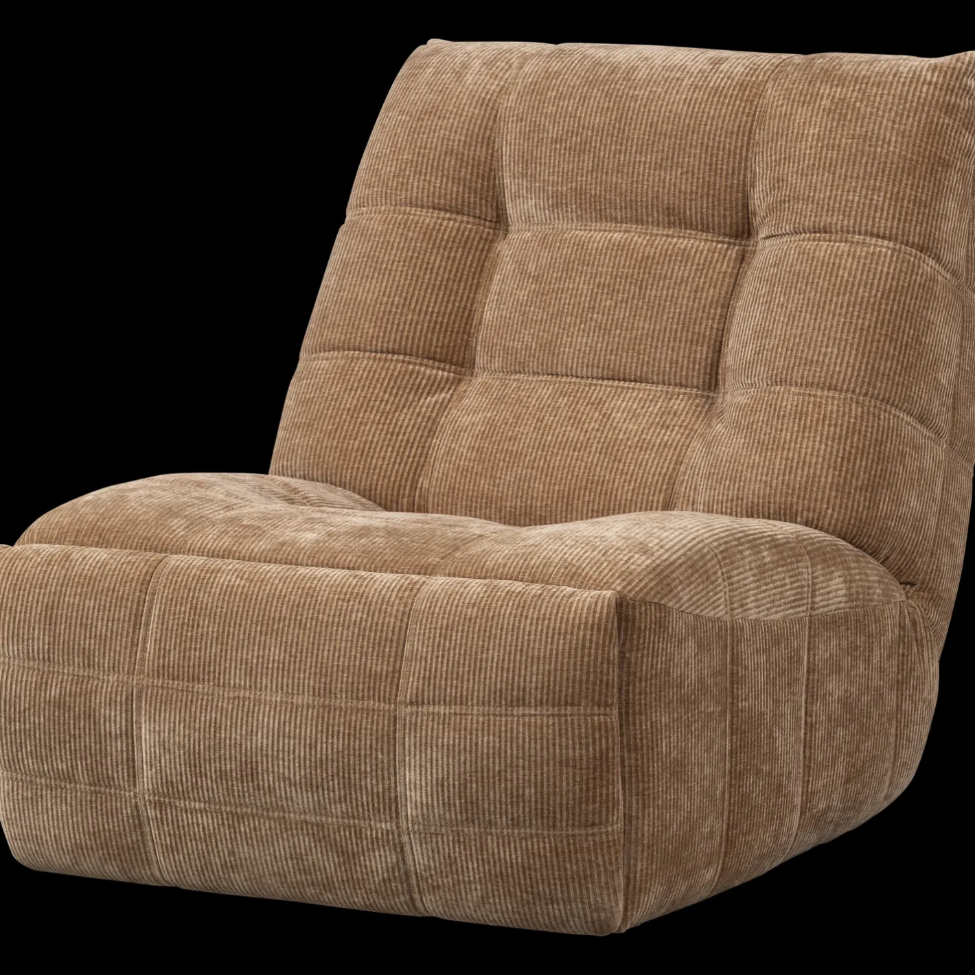 New WOOOD Hein Relaxfauteuil Lichtbruin