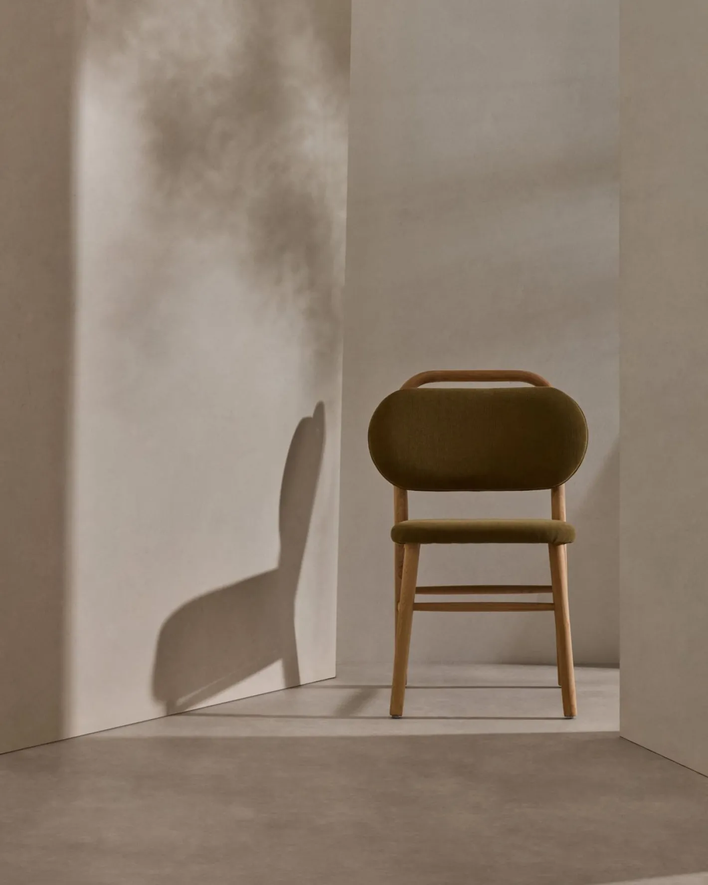 Outlet Kave Home Helda Eetkamerstoel Groen
