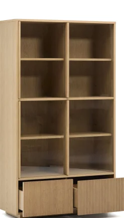 Outlet Kave Home Helvine Vitrinekast Bruin