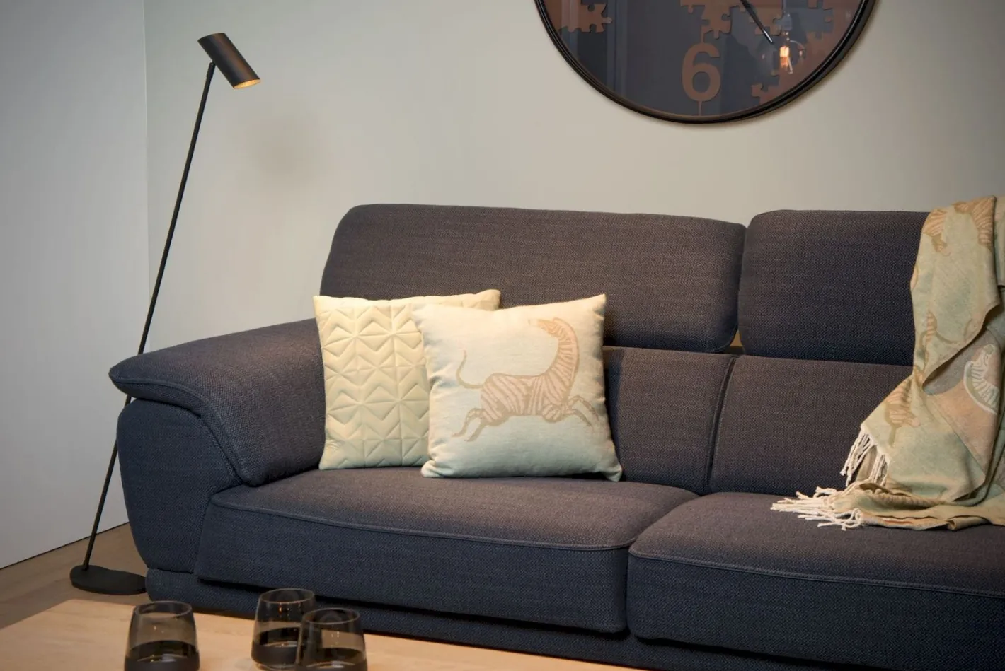 Discount Lucide Hester Vloerlamp Antraciet