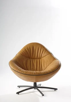 LABEL Vandenberg Hidde Soft Fauteuil Bruin