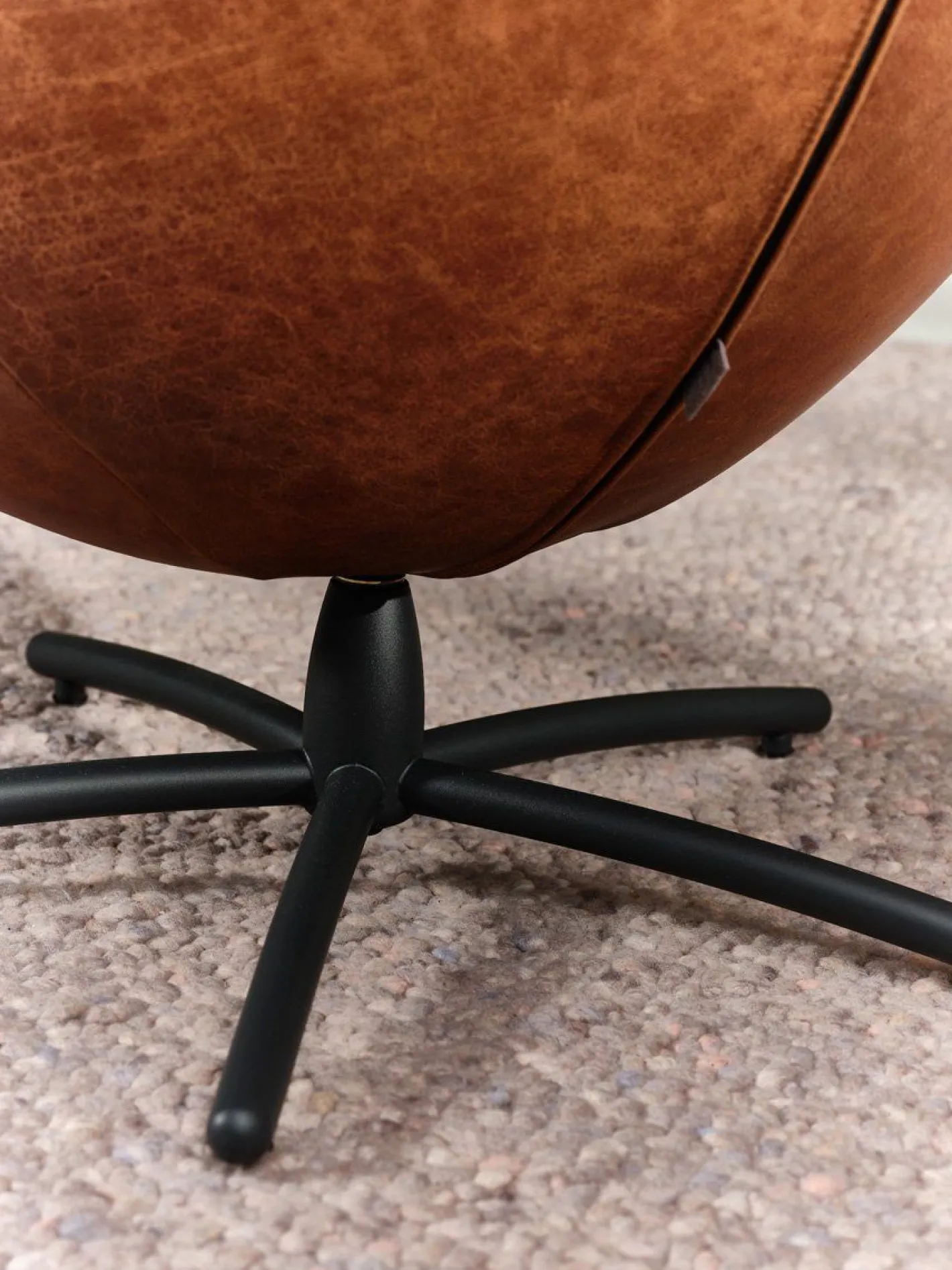 LABEL Vandenberg Hidde Soft Fauteuil Bruin