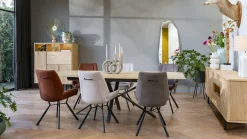 Clearance Henders en Hazel Home Ovaal Eettafel Natural