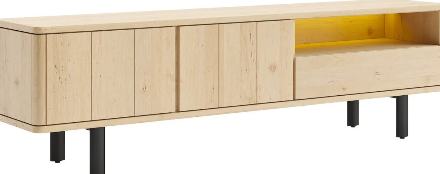 New Henders en Hazel Homestead 2-deurs Tv-meubel Natural