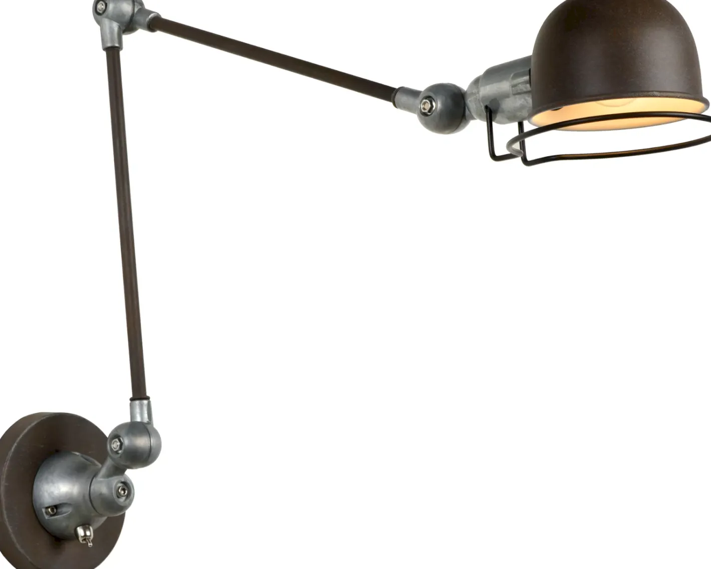 Lucide Honore Wandlamp Roest Bruin