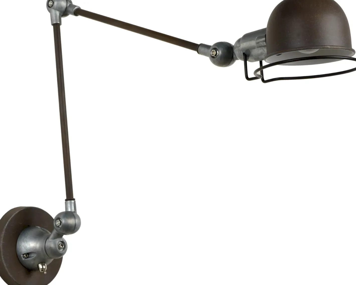 Lucide Honore Wandlamp Roest Bruin