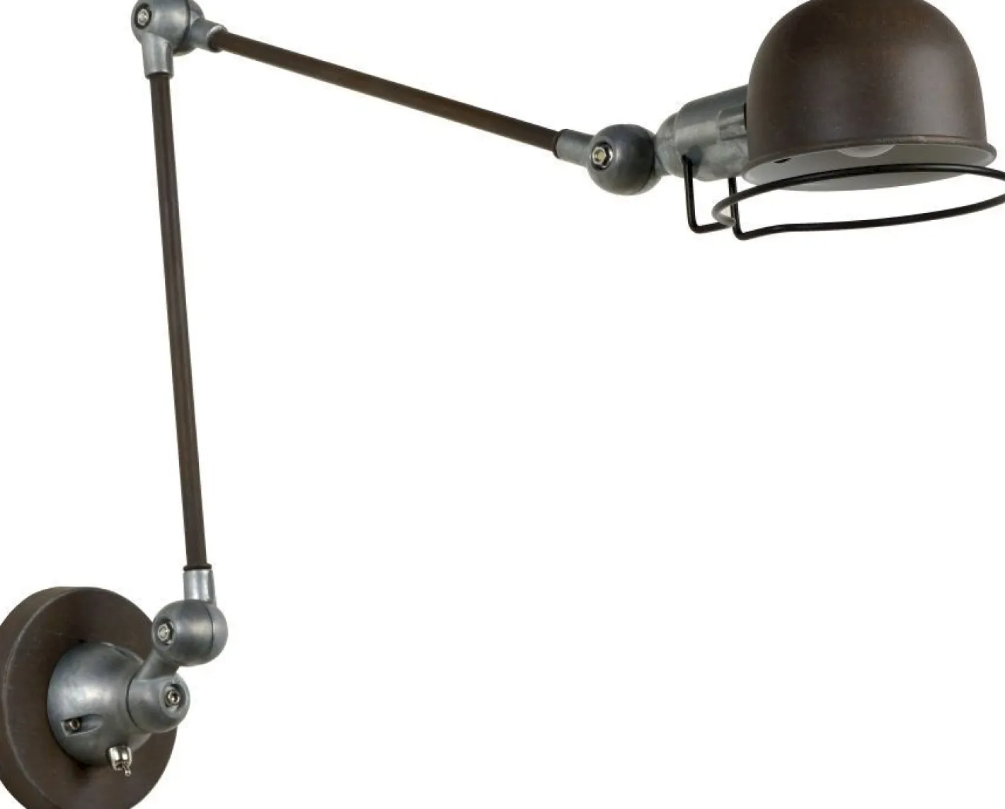 Lucide Honore Wandlamp Roest Bruin